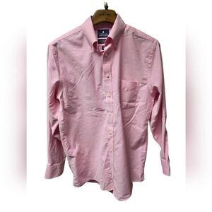 Stafford Travel Wrinkle-Free Oxford Regular Fit Sz. 15.5 32/33